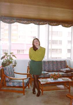 ESTA SOY YO EN MI APARTAMENTO